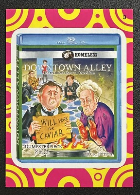 #3 DOWNTOWN ALLY Terrible TV 2014 Topps Wacky Packages Sticker Series 1