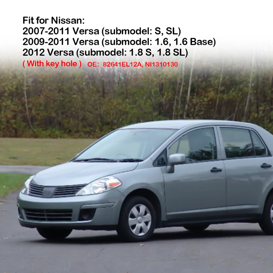 Передняя левая ручка внешней двери со стороны водителя для Nissan Versa 2007-2012 годов выпуска NI1310130 - Изображение 4 из 4