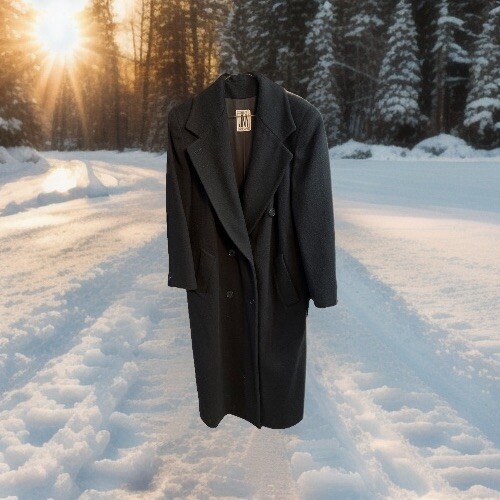 Cappotto lungo donna lana Jones New York taglia large 12