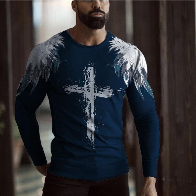 Long Sleeve Crew Neck T Shirts Tops 