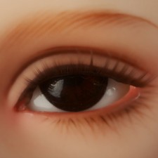 Dollmore Trinity doll Elysia Eyes 22mm Classic Flat Back Oval Glass Eyes CC10 
