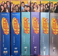 SEINFELD - LOT OF Complete Seasons 1-6 1, 2, 3, 4, 5, 6 and 7 DVD Sets
