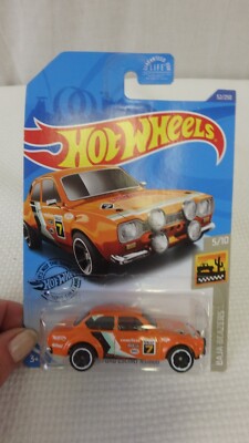 2020 HOT WHEELS ID 3/8 CHASE '70 FORD ESCORT RS1600 Card & Blister