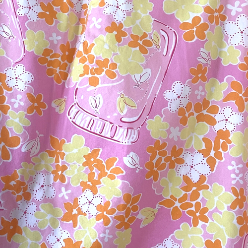 LILLY PULITZER Women's Size 12 Pink Cotton Firefly Reversible Wrap Skirt VINTAGE - Picture 7 of 9