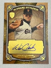 WILL CLARK - 2013 Topps Supreme Stylings Autographs Auto ASIA EXCLUSIVE (12/50)