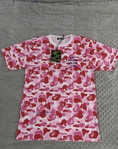 bape pink camo t shirt