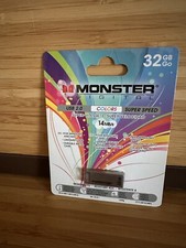 Monster Digital 32GB USB Flash Drive Colors - NEW