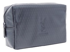 YSL YVES SAINT LAURENT PARFUMS BLACK TOILETRY COSMETIC SMALL TRAVEL BAG