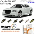 LED Interior Light Kit for Chrysler 300 300C 300S 2011-2019 White light Bulbs