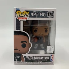 Funko Pop! VICTOR WEMBANYAMA #174 San Antonio Spurs NBA Vinyl Figure w/PROTECTOR