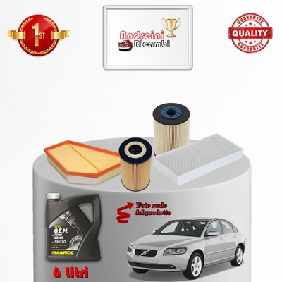 Kit Wartung Ölfilter Und Öl Volvo C70 II 2.4 D 120KW 163PS 2013