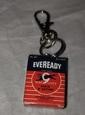 Mini Brands Eveready 9 volt batteries Keychain