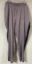 MYNT  1792 Palazzo Pant With Tuxedo Stripe, Checkered Print Women’s Size 24, NWT