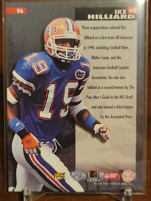 【写真】金城武・蘇有朋（AlecSu）・呉奇隆（NickyWu）2枚【レア】 1997 Score Board NFL Rookies #96 Ike Hilliard Florida Gators | eBay