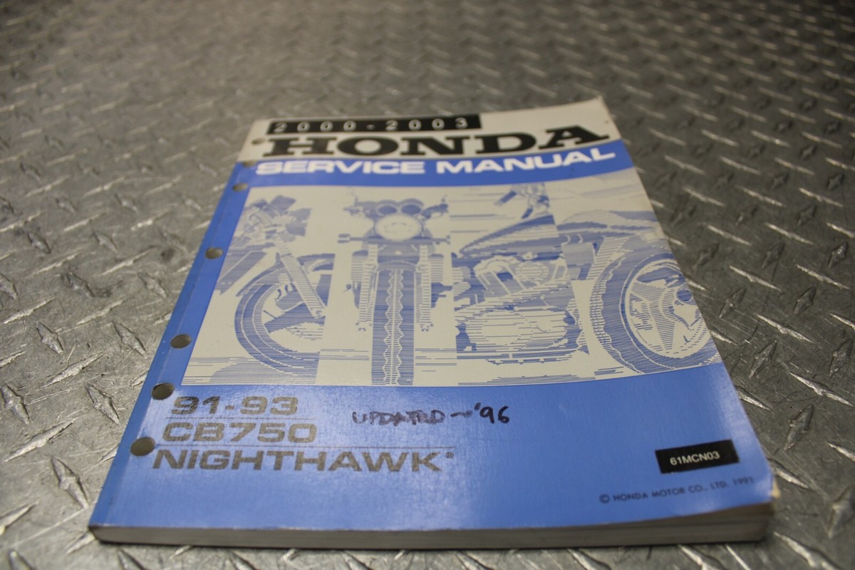 2000-2003 00 03 Honda Service Shop Repair Manual CB750 CB 750 