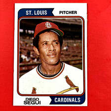 Diego Segui 1974 Topps Card #151 MLB St. Louis Cardinals