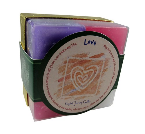 Crystal Journey Herbal Magic Reiki Charged Intention Candle Gift Set 4 Candles - Picture 7 of 25
