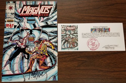 Magnus Robot Fighter (1991) #5-41 FIRMATO!! Notarile!! Layton Shooter Calafiore - Foto 63 di 73