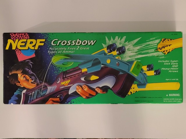 Original Nerf Crossbow (Purple Version) Kenner 1995 Vintage | eBay