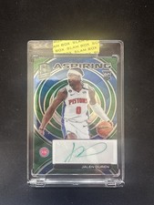 2022 - Spectra - Jalen Duren - Aspiring Rookie Auto /50 - Green