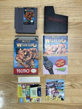 Tecmo World Wrestling Nintendo (NES, 1990) Complete in Box CIB Tested