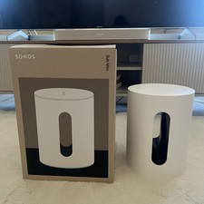 Image of Sonos Sub Mini Subwoofer White - Pristine Condition with Original Box
