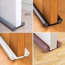 Double under door Draught Excluder draft stopper 96cm Adjustable waterproof