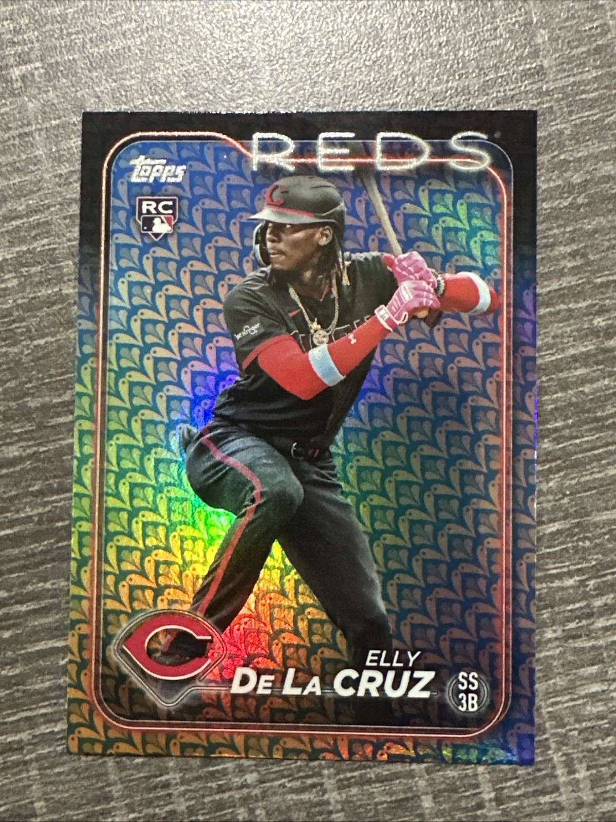 2024 Topps Series 1 - Elly De La Cruz #141 Holiday (RC)