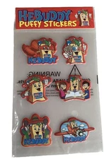 H-E-B H-E-BUDDY padded STICKER pack stickers grocery store HEB Vintage