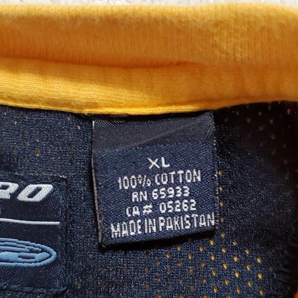 Point Zero T Shirt Y2K V Neck Streetwear XL Color Block - Image 3 of 4