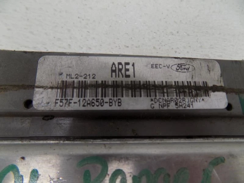 Engine ECM Electronic Control Module Manual Fits 95-97 MAZDA B-2300 1752102 - Image 2 of 3