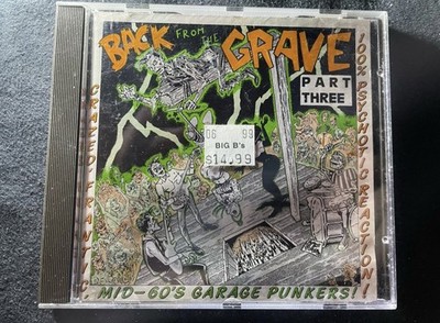 CD BACK FROM THE GRAVE PART 3 MID 60 S GARAGE PUNKERS GARAGE ROCK COMP CRYPT