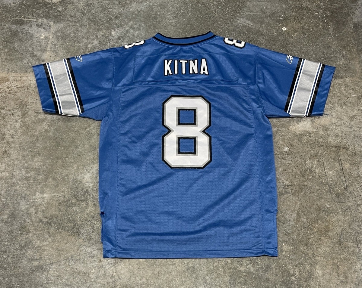 Boy's Reebok Detroit Lions QB Jon Kitna #8 NFL Football Jersey