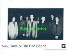 Press Photo: NICK CAVE THE BAD SEEDS 8x10 B W 2000