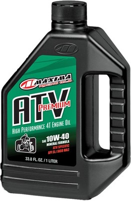 Maxima ATV Premium 4T 10W-40 Engine Oil 1L for ATV & Dirt Bikes