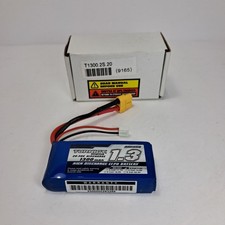 TURNIGY 1300mAh High Discharge 2 Cell 7.4V Li-PO BATTERY. 20-30c Discharge.