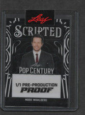 Mark Wahlberg 2024 Leaf Pop Century 1/1 Pre Production Proof Card Scripted