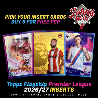 Topps Flagship Premier League 2026/27 PICK YOUR CARD, 5 or more for FREE P&P