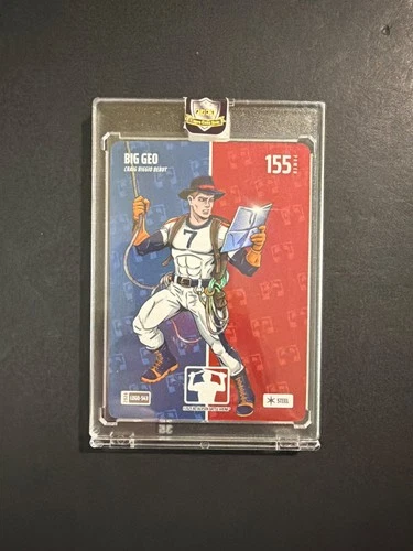 Big Geo Craig Biggio Bo Jackson Battle Arena 155 Power Steel LOGO-543 2026 Foil