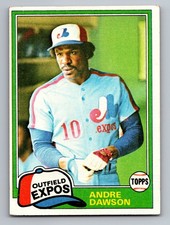 1981 TOPPS - ANDRE DAWSON #125 MONTREAL EXPOS HOF
