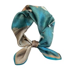 35 Inch Large Square Satin Head Scarf Women Silk Feeling Sleeping Hair Wrap