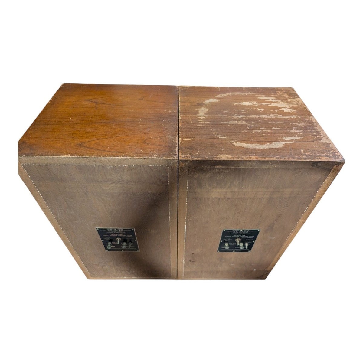 Vintage KLH Model Six 6 Speakers 10” 8 Ohms 2-Way -Video -Tested