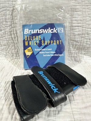 Brunswick Deluxe Wrist Support Band Right Handed Small Black VINTAGE NEW BOWLING