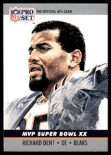 Richard Dent 1990 Pro Set #20 Chicago Bears NFL READ FREE SHIPPING AutographDen