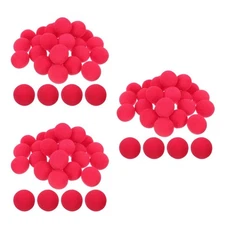 3 Pieces Clown Nose for Masquerade Red Adults Cosplay Prop Decor