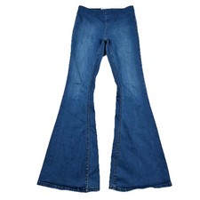 Free People Jeans Womens 26 Flare Bell Bottom Penny Pull On Low Festival Boho