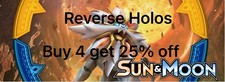 Pokemon TCG Sonne & Mond Base Reverse Holo's selbst aussuchen