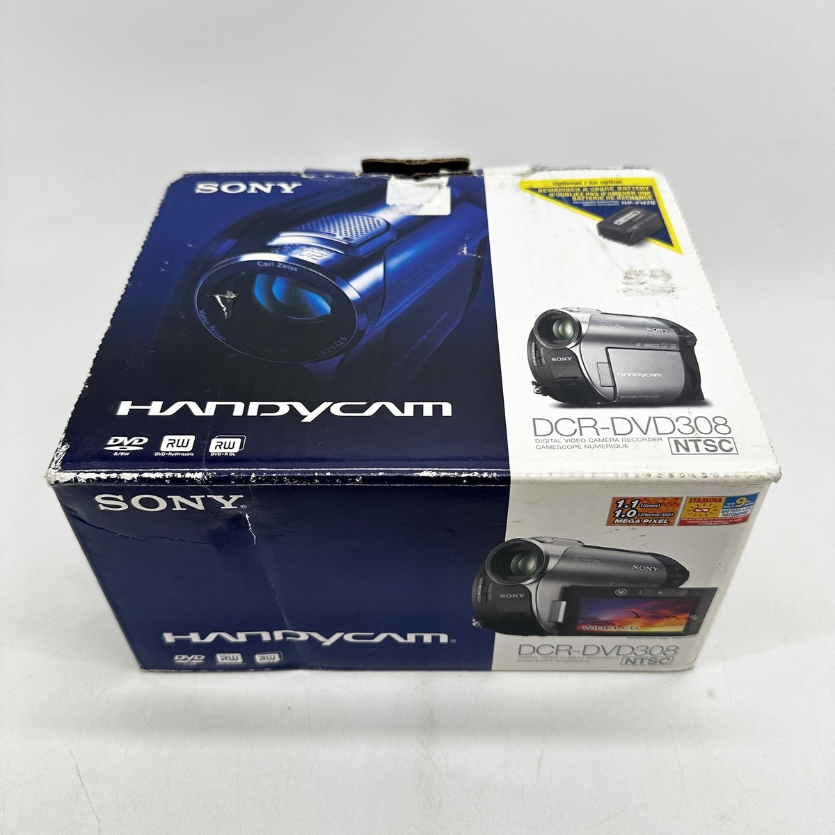 Sony Handycam DCR-DVD308 Camcorder 1MP 25x Zoom DVD Video