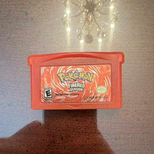 Pokemon FireRed Version Nintendo Game Boy Advance NTSC-U/C E Rated Cartridge