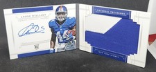 D60598  2014 National Treasures #282 Andre Williams ROOKIE JERSEY AUTOGRAPH /99